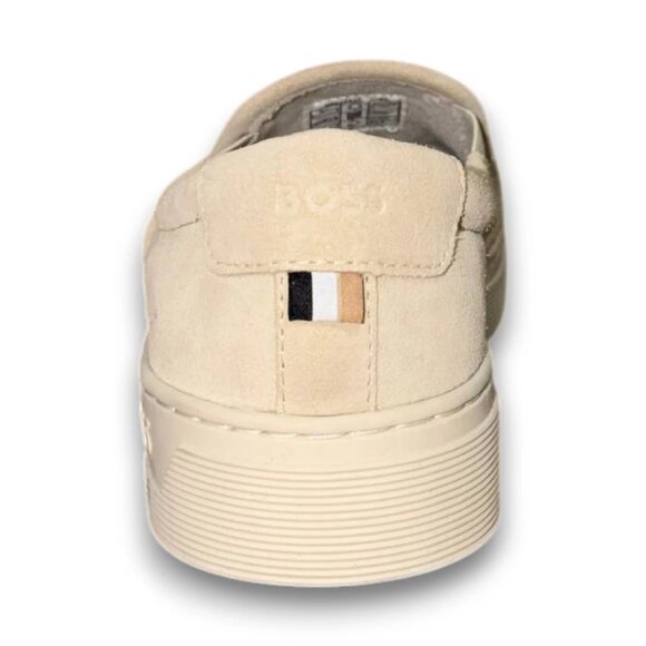 Boss Rhys Slon Sdst Men’s White Off Slip On Sneakers sz 9 EU 42 MSRP $160 - Picture 3 of 4